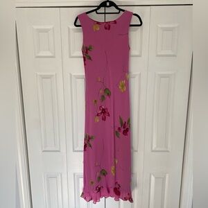 Talbots Pink Floral Maxi Dress